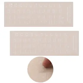 Keanboll 782895243280 2pcs Pack Transparent Korean Keyboard Stickers Repl