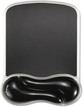 K62413ww Kensington Technology Group Duo Gel Wave Ergonomic Mouse Pad And Wrist Rest - Black