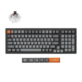 Keychron 894979005755 K4 Max Wireless/wired Mechanical Keyboard 96% Layout Qmk 2.4 Ghz Bl
