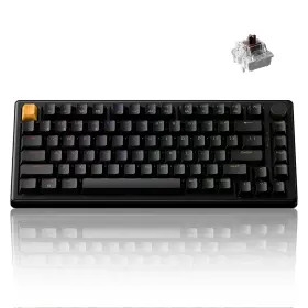 Keychron 894979044082 J2 Wireless Mechanical Keyboard - 75% Layout With Knob Brown Switch