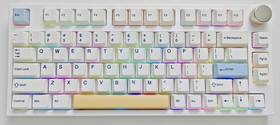 Keydous Kj-zxas-ghs815 Nj80-ap Wireless Mechanical Keyboard With Knob Bluetooth 5.0/2.4g/wired Conne