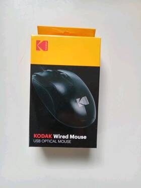 Kodak Wm-703 Wired Mouse Usb Optical Open Box