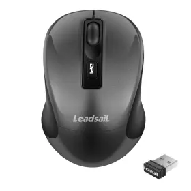 Lx005 Leadsail Wireless Slim Cordless Mouse 2.4g Usb For Laptop Desktop Ma