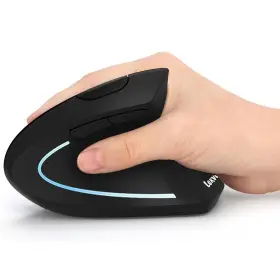 7l-01 Lekvey Ergonomic Mouse Vertical Wireless - Rechargeable 2.4g Optical V