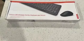 Kb217w Lenovo 195892023807 300 Wireless Combo Keyboard And Mouse 2.4 Ghz Ma204w
