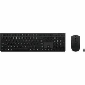 Lenovo 4x31r64316 Professional Wireless Rechargeable Combo Keyboard And Mouse -us English