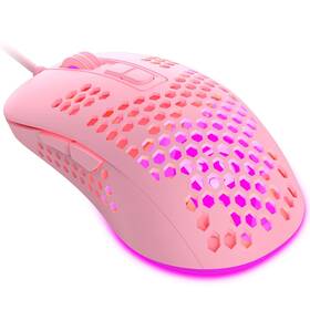 Lexonelec 698790074327 Lightweight Gaming Mouse Wired Usb Optical Computer Mice With Rgb Backlit 4 A
