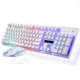 Lfhope 629722452364 Gaming Keyboard And Mouse Combo Rgb Rainbow Led Backlit Pc