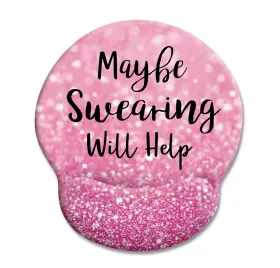 J-moua031 Limkrian Cute Pink Ergonomic Mouse Pad With Wrist Rest Gaming Mousepad Support