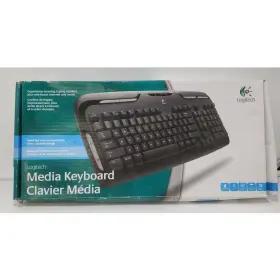 967560-0403 Logitech 097855032348 Media Wired Ps/2 Keyboard 2005 Sealed