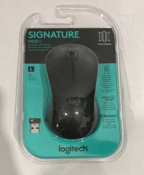 Logitech 097855174734 Signature M550 L Wireless Computer Laptop Mouse In Graphite - A4