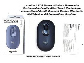 Logitech 097855191274 Pop Mouse Bluetooth With Customizable Emojis And More 1 Owner