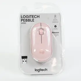 27031348 Logitech Pebble Wireless Mouse With Bluetooth Or 2.4 Ghz Receiver - Rose