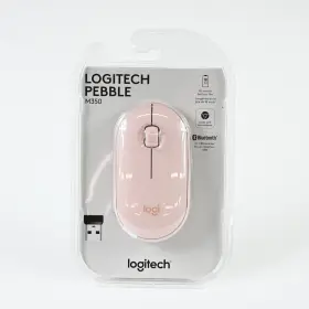 29931777 Logitech Pebble Wireless Mouse With Bluetooth Or 2.4 Ghz Receiver - Rose