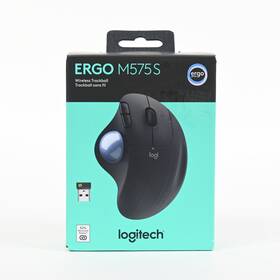 Logitech 68768712 - Ergo M575 S Wireless Ergonomic Trackball Mouse Black
