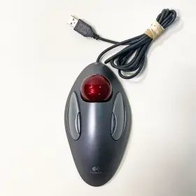 810-000767 Logitech Trackman Marble Trackball Usb Ergonomic Mouse T-bc21 Tested Working