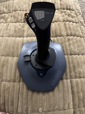 Logitech 863166-000 Wingman Attack Joystick J-yb11 Gaming Controller Vintage