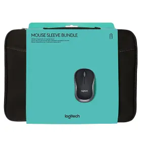 910-004806 Logitech 16 Inch Laptop Sleeve And M185 Wireless Mouse Bundle Black
