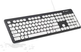 Logitech 920-004033 K310 Wired Washable Keyboard Black/white