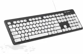 920-004033 Logitech K310 Wired Washable Keyboard Black/white