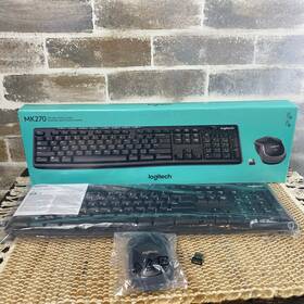 Logitech 920-004536 Wireless Keyboard Mouse Combo Mk270