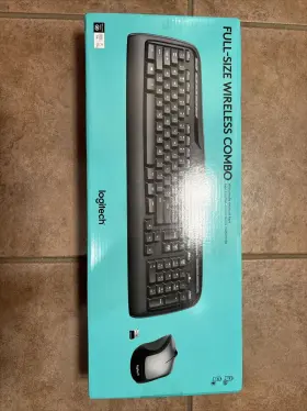 920-010322 Logitech Full Size Wireless Keyboard And Mouse Combo Brand New Unopened