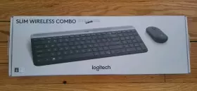 920-010961 Logitech Slim Wireless Mouse And Keyboard Combo Used