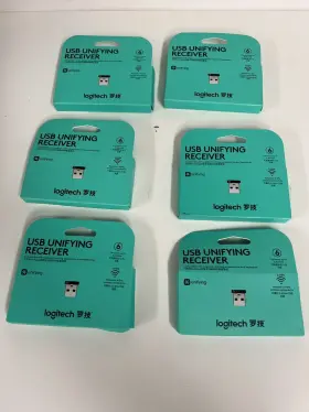 Logitech 920377912444 Pack Of 6 Usb Receiver Dongle For Unifying Wireless Keyboard Mice B4 2