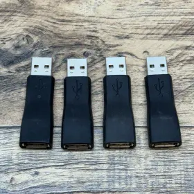 993-000523 Logitech Lot Of 4 Genuine Usb 2.0 Dongle Extender For Unifying Receiver - Used