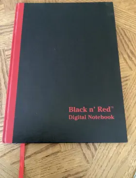 A66656 Logitech Digital Notebook 96 Pages - Black-n-red Never Used