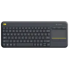 B01grtbrmw Logitech K400 Plus Wireless Touch Keyboard With 3.5 Inch Multi-touch Touchpad Quiet Ke