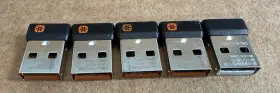 C-u0010 Logitech C-0007 Lot Of 5 Unifying Receiver Usb Dongle C-u0007 C-u0008 L K