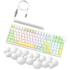 Magic-refiner Ak992 Ajazz Wireless Mechanical Gaming Keyboard And Cloud Wrist Rest Coil