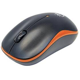 Manhattan 179409 Usb Success Wireless Orange/black Optical Mouse 3 Bu