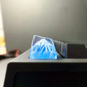 Mechkyp 728047262181 Handmade Mt .fuji Backlit Resin Artisan Keycap R4/esc Key Cap Shine T