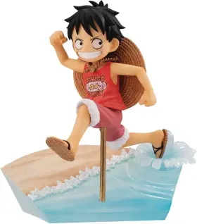 237848  Megahouse - One Piece Gem Series Monkey D Luffy Run Statue