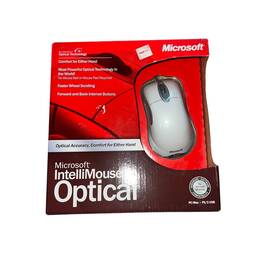 Microsoft X08-70357 Intellimouse Optical Mouse Pc Mac Usb Ps/2 New In Box