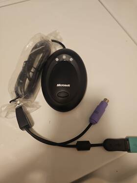 Microsoft X803294-001 1019 Wireless Optical Desktop Mouse/keyboard Receiver 2.0a Black
