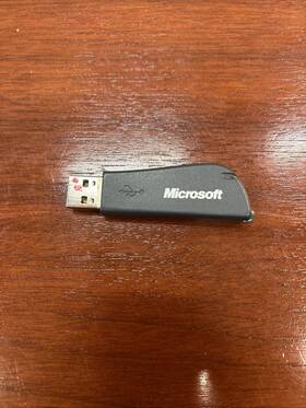 Microsoft X806553-001 1051 Usb Notebook Receiver V2.0 For Wireless Mouse