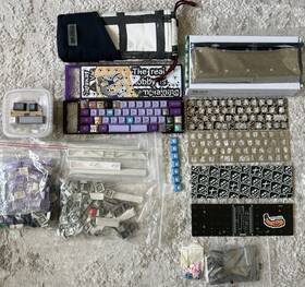 Minivan 69420 Huge 40% Mechanical Keyboard Custom Lot Jetvan Dsa Keycaps