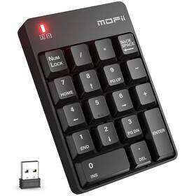 Mofii Szjp13 Wireless Number Pad - 2.4g Numeric Keypad Silent 19 Keys Usb Keypads P