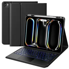 Moko 840401427200 For Ipad Pro 13 Inch Case With Keyboard M4 2024 Wit
