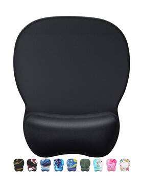 Mroco Mroco-oval-gel-wrist-01-1 Ergonomic Mouse Pad With Gel Wrist Rest Comfortable Mousepad Smoo