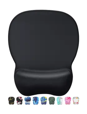 Mroco-oval-gel-wrist-01-1 Mroco Ergonomic Mouse Pad With Gel Wrist Rest Comfortable Mousepad Smoo