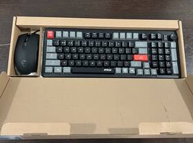 Msi 4711377338585 Forge Gk110 Gaming Keyboard And M321 Mouse Brand New Never Used