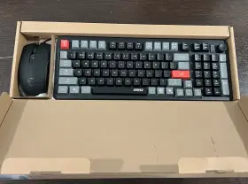 Gk110 Msi 4711377338585 Forge Gaming Keyboard And M321 Mouse Brand New Never Used