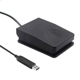 Nobrand 10731 Usb Foot Pedal Switch For Pc Hands-free Control Mouse/keyboard 2m Cable