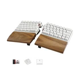 Nocfree 977471010668 Lite Wireless Ergonomic Split Mechanical Keyboard With Poron Foam Rgb Palm R