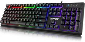 Npet 115732907481 K10 Wired Gaming Keyboard Led Backlit Spill-resistant Design Multimed