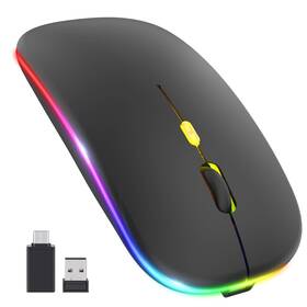 Okimo B088ndl2g1 Upgrade Led Wireless Slim Silent 2.4g Portable Optical Computer Mouse For Office